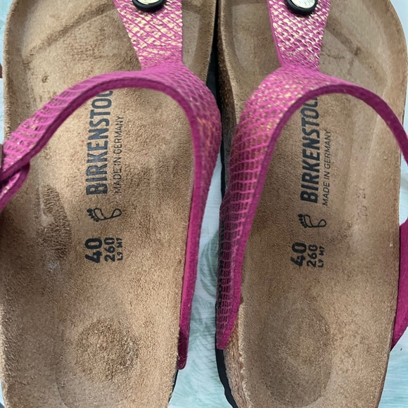 Birkenstock gizeh python pattern pinkwith tags Texas seller more fees for us - Picture 10 of 10